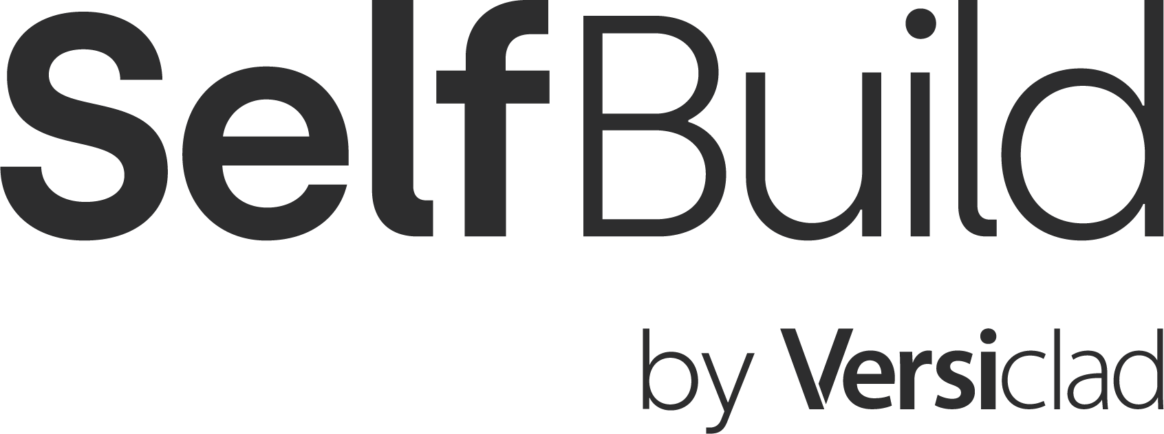 Logo of SelfBuild by Versiclad with black text on a white background